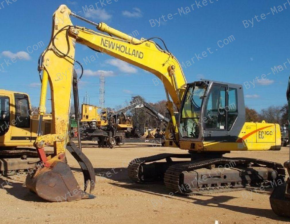 New Holland EC160 Excavator Technical Handbook in PDF image