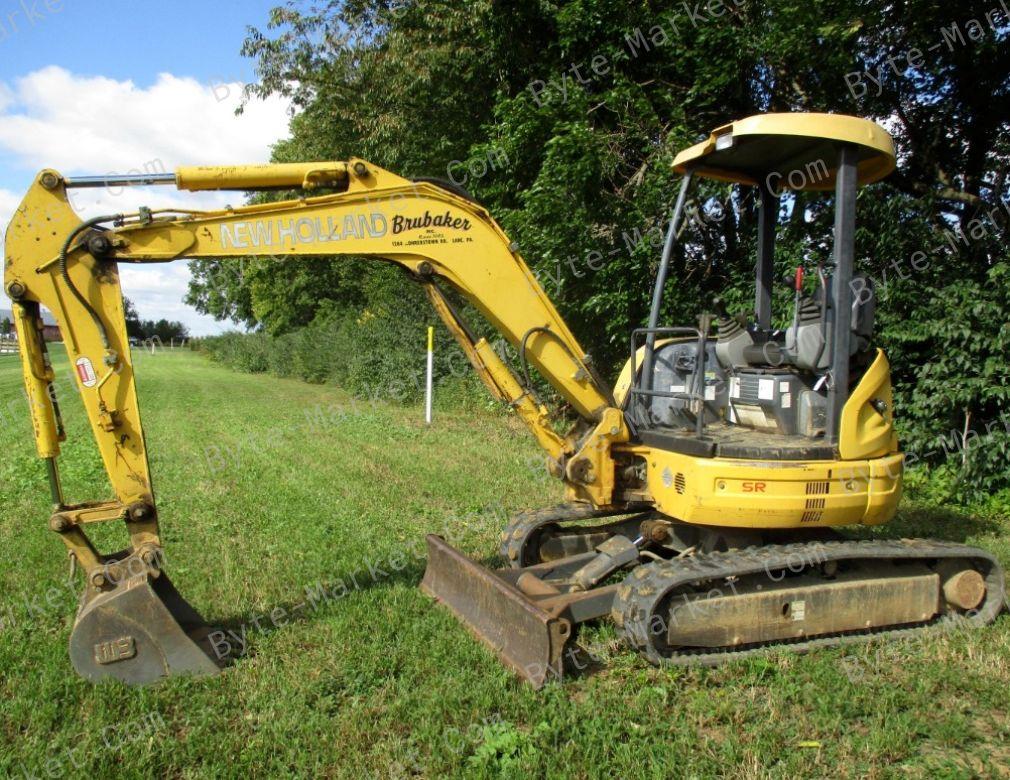 New Holland EH35 Compact Excavator Service Manual in PDF image