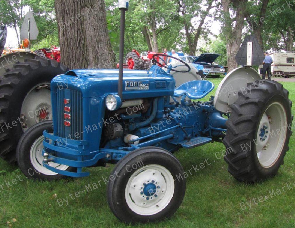 New Holland Ford 2000-5550 Series Tractor Service Manual in PDF image