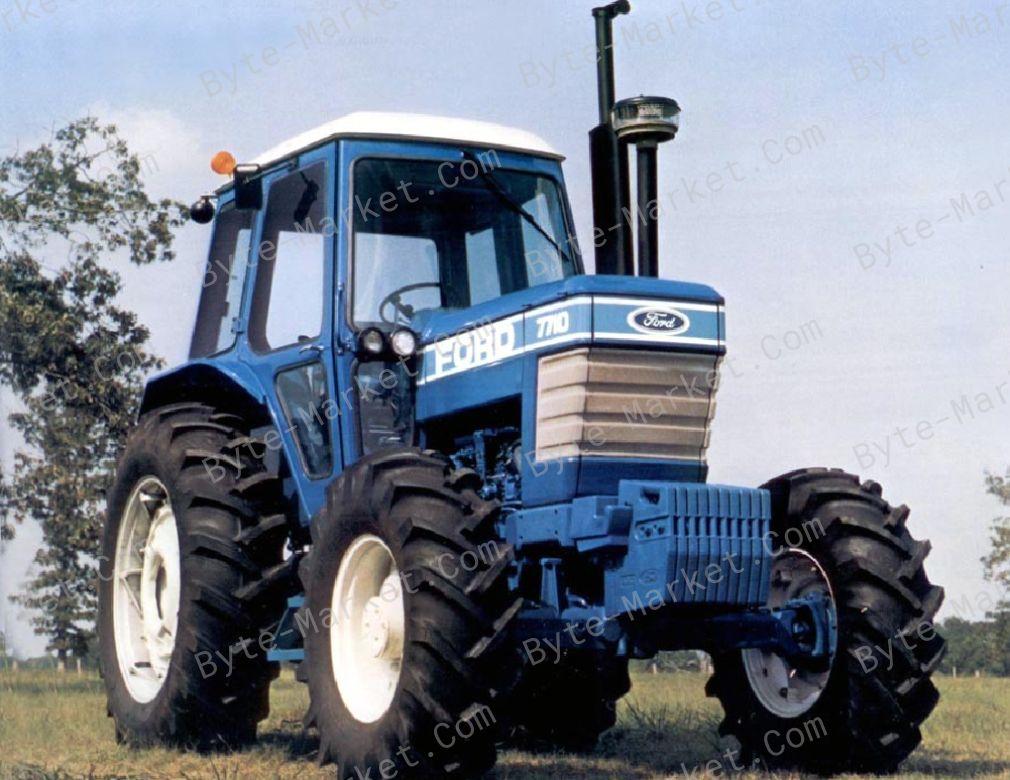 New Holland Ford 7710 Tractor Service Manual in PDF image