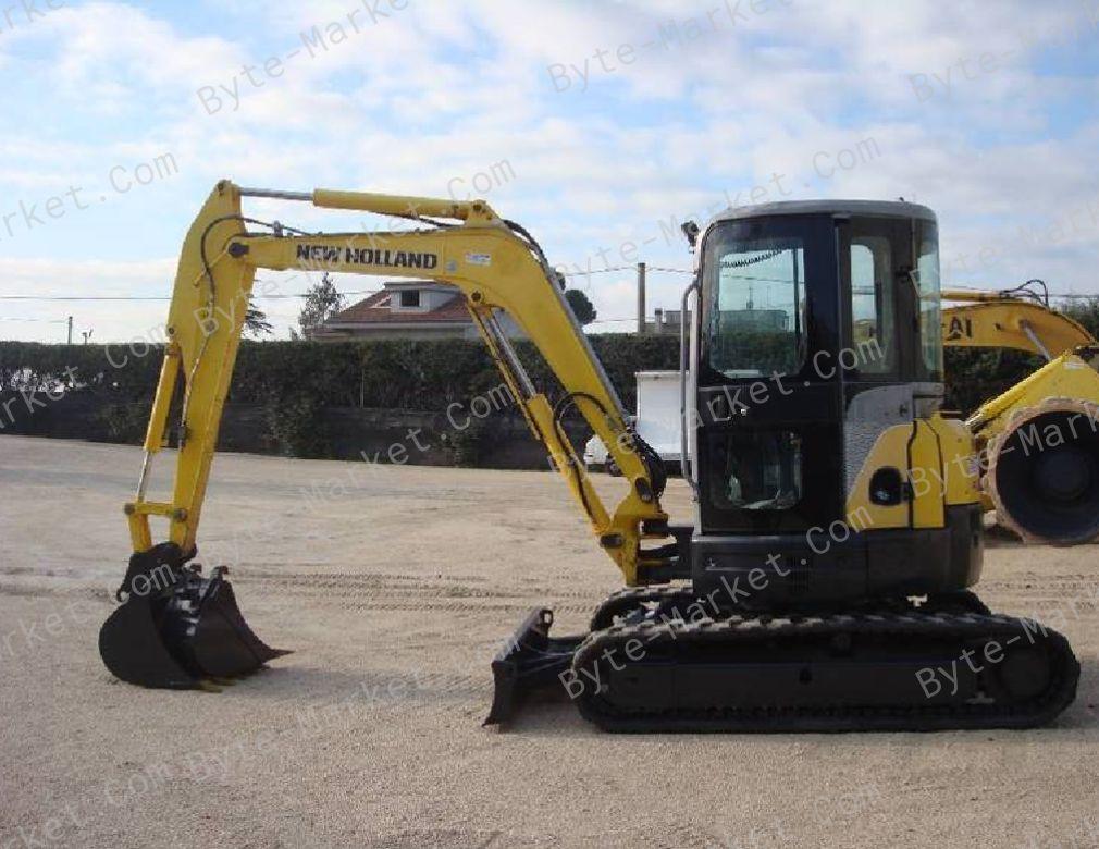 New Holland Kobelco E50.2SR Mini Crawler Excavator Parts Catalog in PDF image