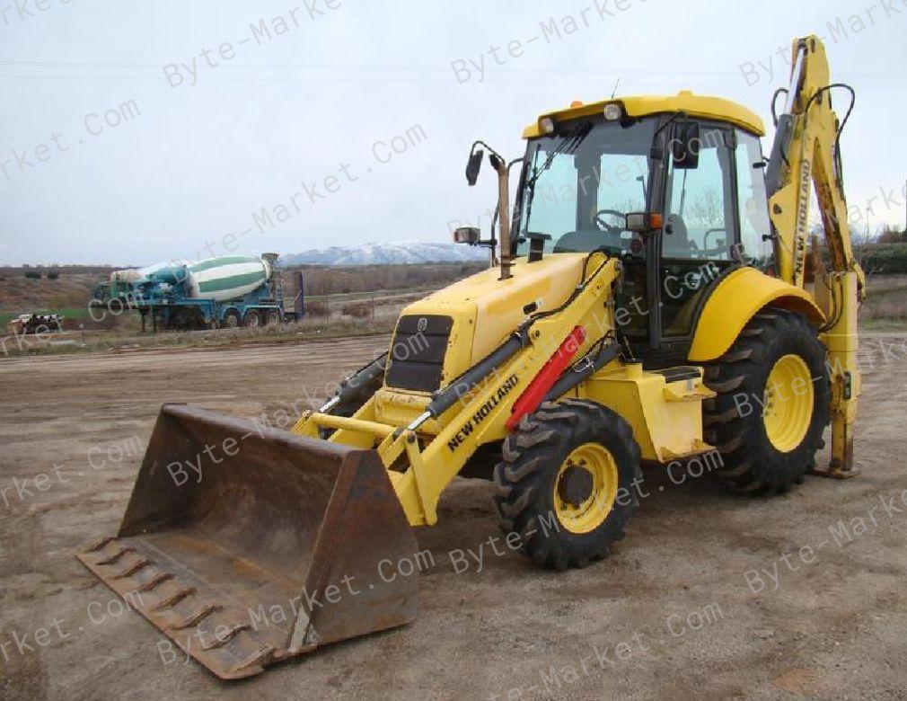 New Holland Kobelco LB95.B Backhoe Loader Parts Catalog in PDF image