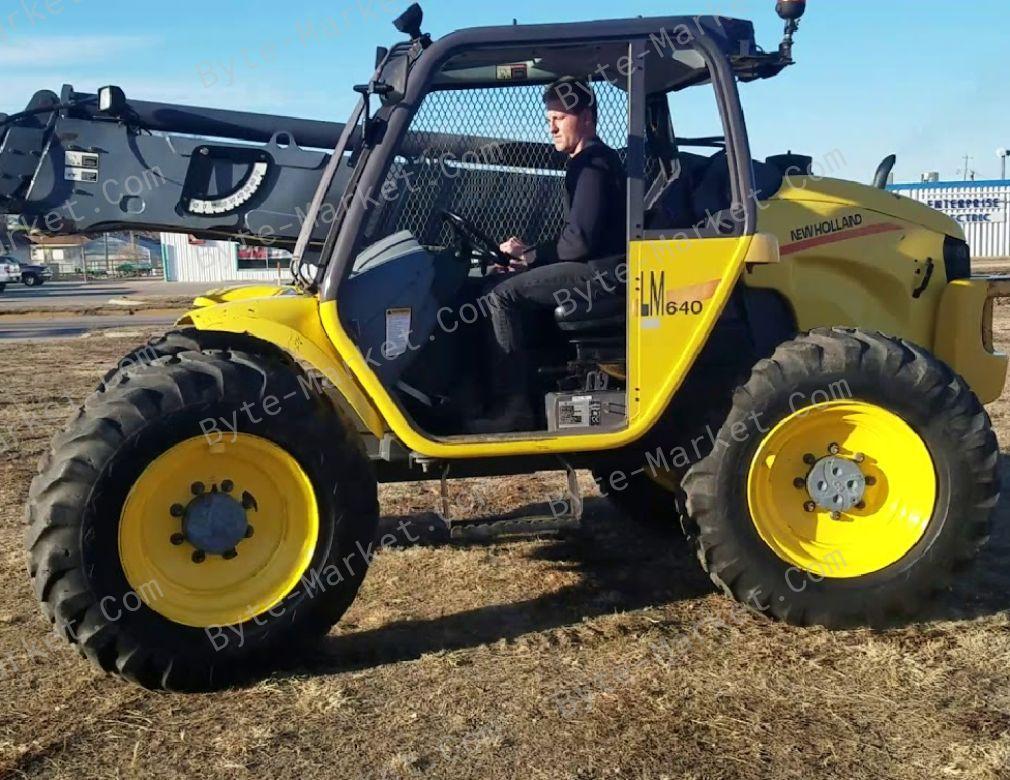 New Holland LM430/LM640 Telehandlers Set of Manuals in PDF image