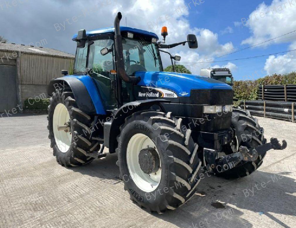 New Holland TM120-TM190 Tractor Set of Repair Manuals in PDF image