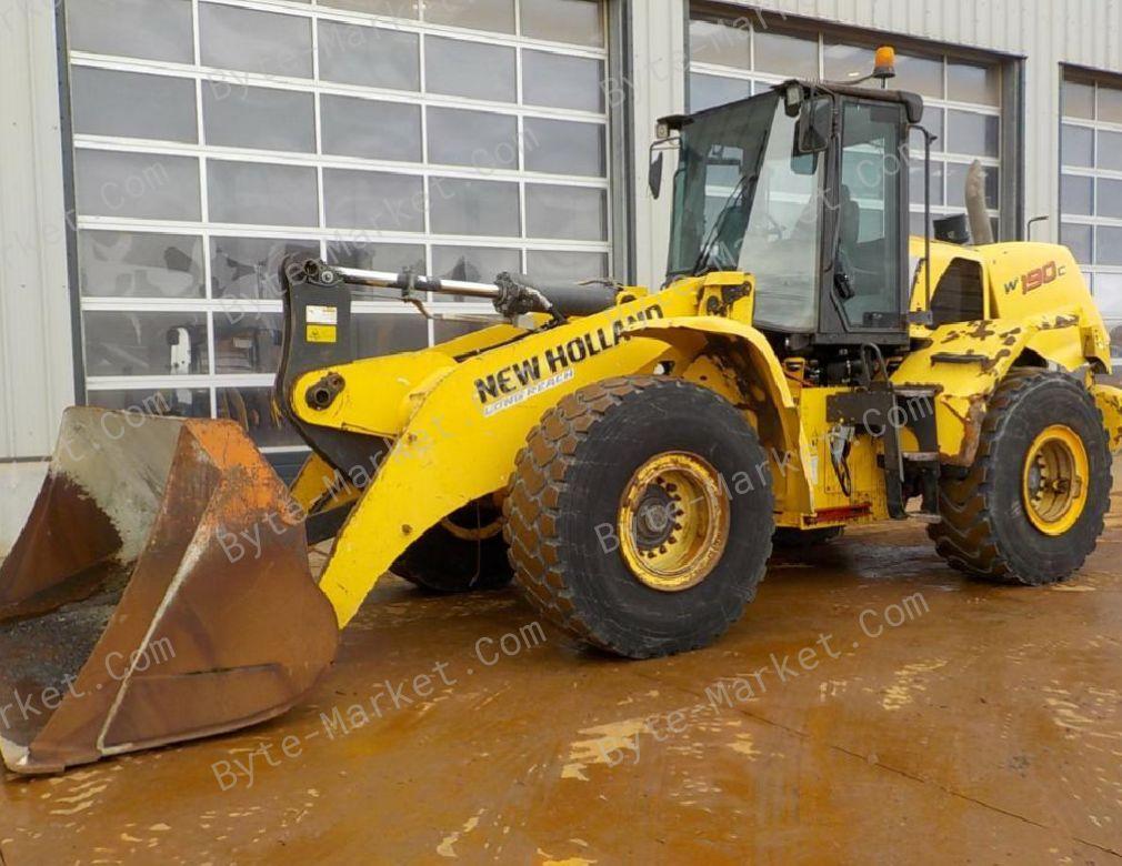 New Holland W190C Wheel Loader Service Manual in PDF image