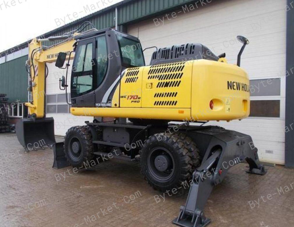 New Holland WE170B/WE190B Wheeled Excavator Service Manuals in PDF image