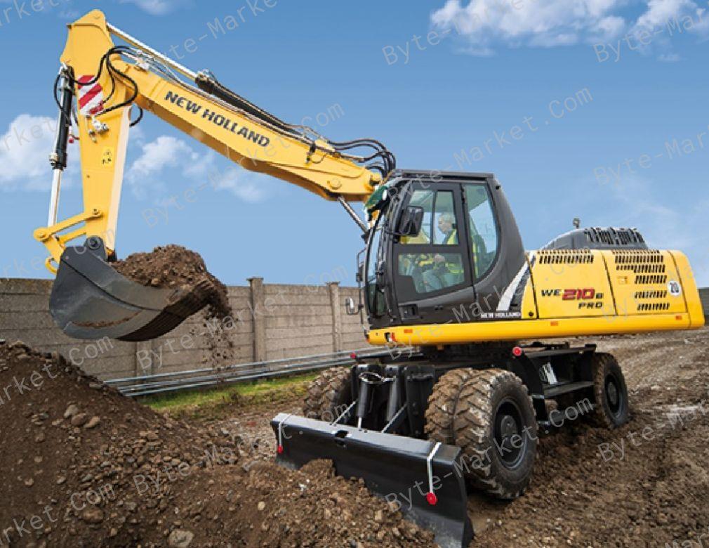 New Holland WE210B Wheeled Excavator Service Manual in PDF image