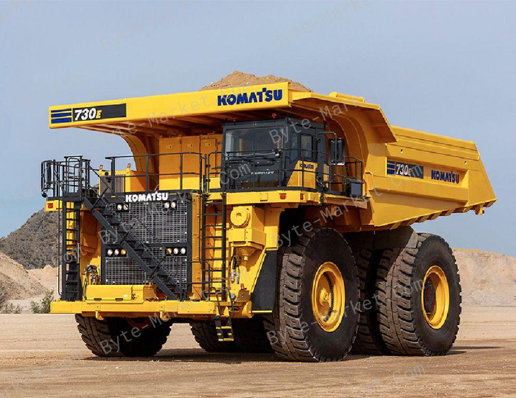 Komatsu Dump Truck 730E Set of Manuals in PDF image