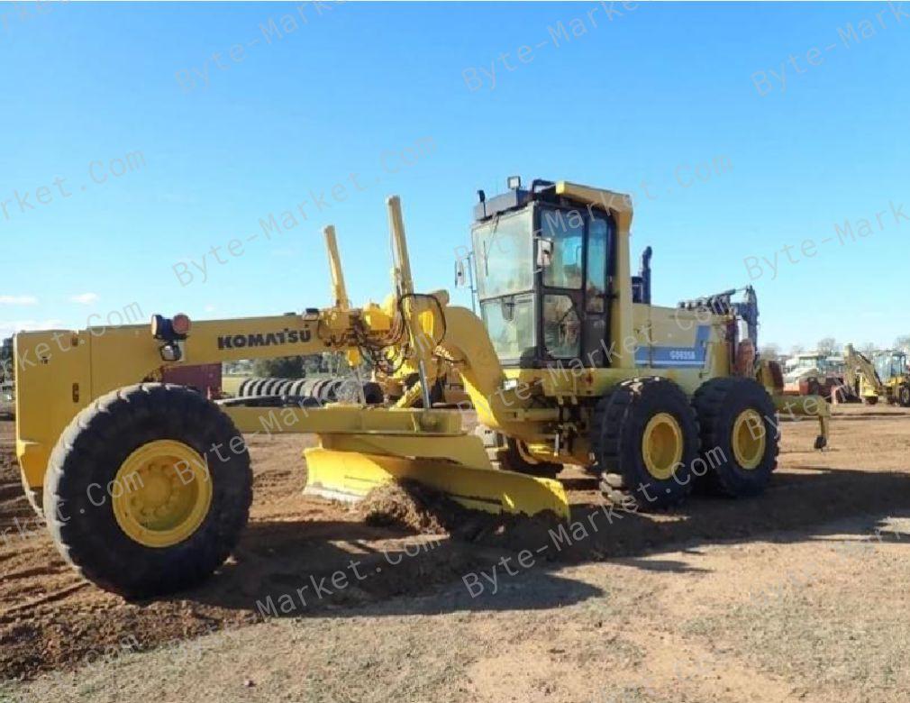 Komatsu GD825A-2 Motor Grader Set of Manuals in PDF image