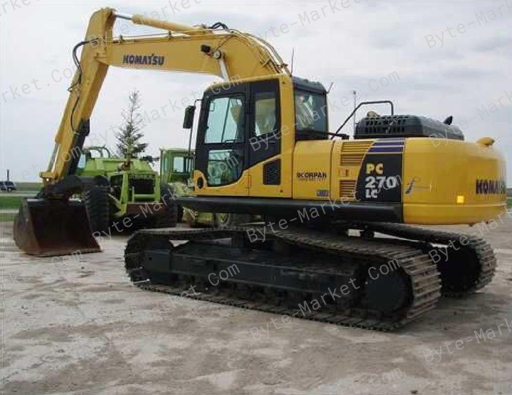 Komatsu Hydraulic Excavator Galeo PC270-7 Set Manuals in PDF image
