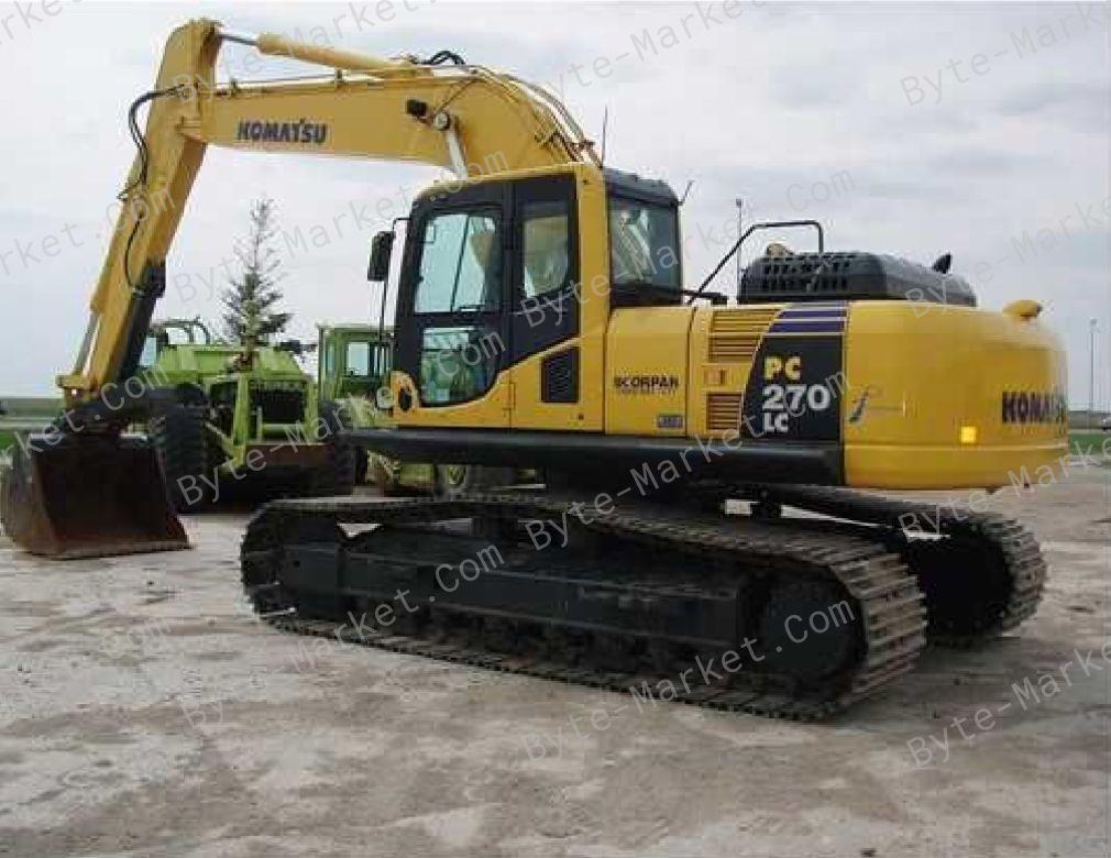 Komatsu Hydraulic Excavator Galeo PC270-8 Set of Manuals in PDF image