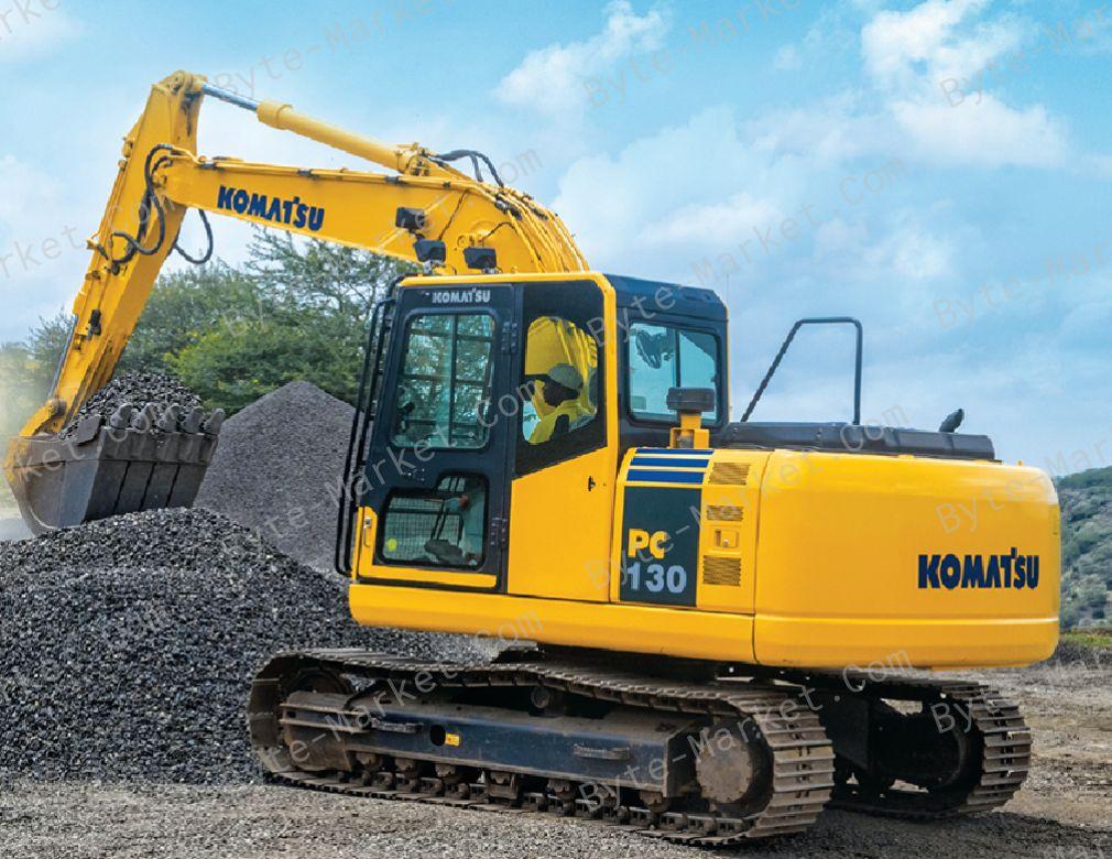 Komatsu Hydraulic Excavator PC130-7 Set of Manuals in PDF image