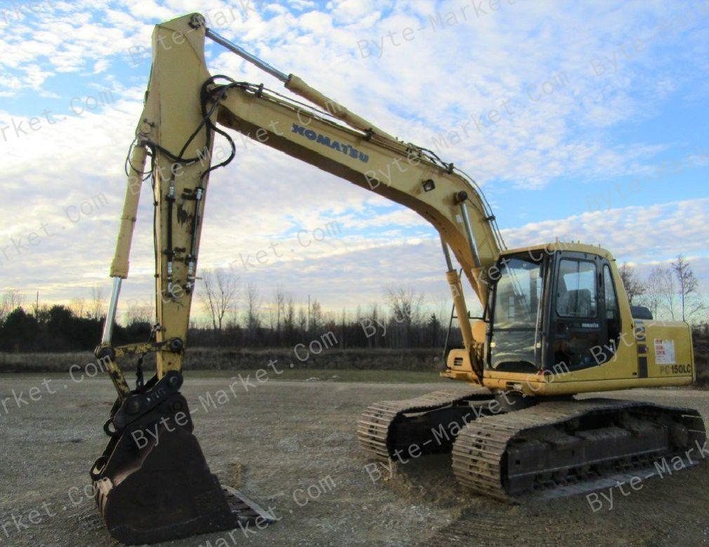 Komatsu Hydraulic Excavator PC158US-2 Set of Manuals in PDF image