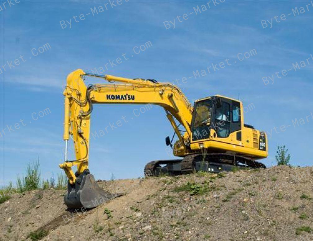 Komatsu Hydraulic Excavator PC160/180-6K Set of Manuals in PDF image