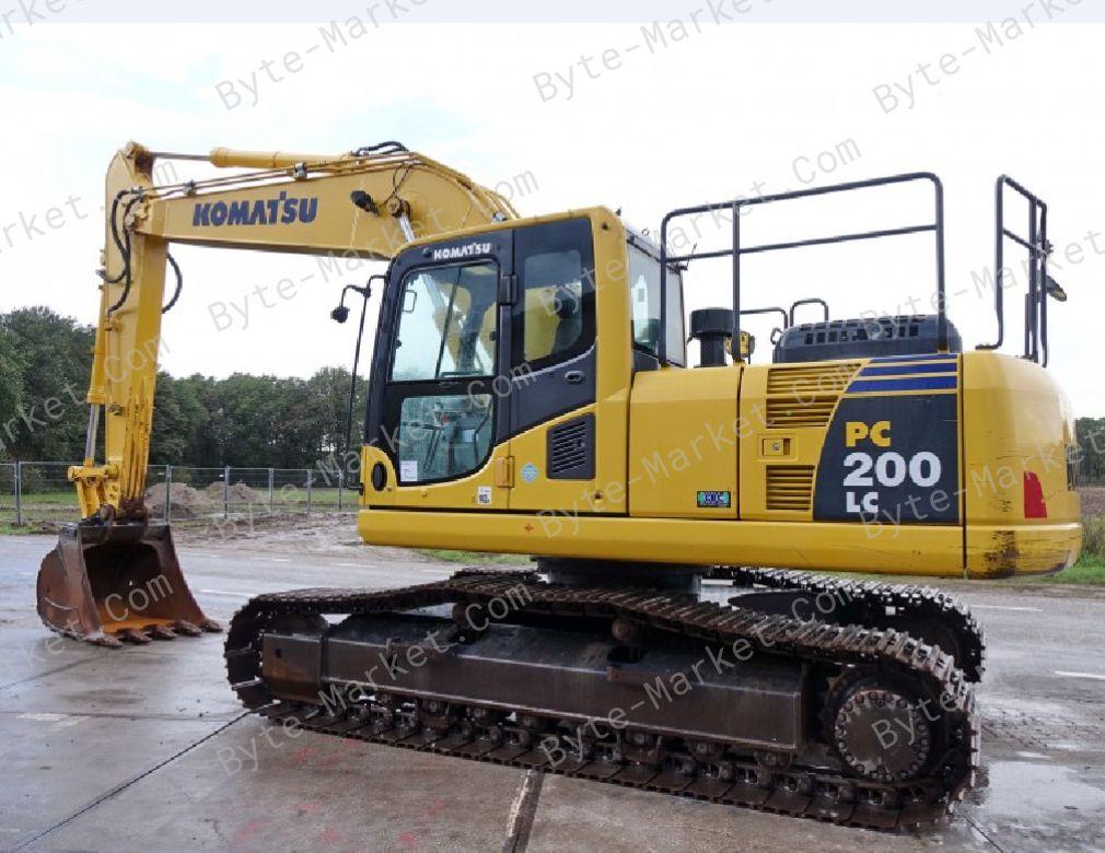 Komatsu Hydraulic Excavator PC200-210-220-8 Set Manuals in PDF image