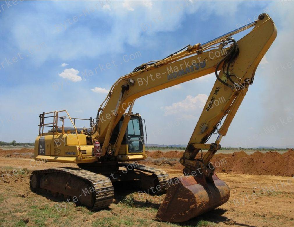 Komatsu Hydraulic Excavator PC270-6 Set of Manuals in PDF image
