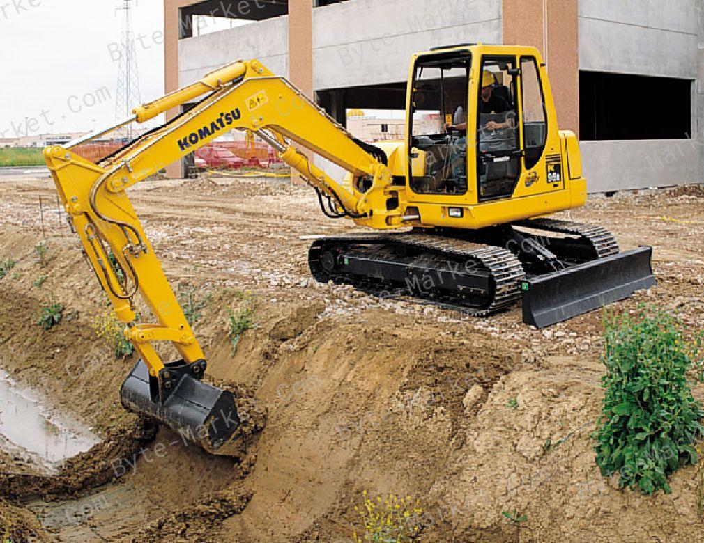 Komatsu Hydraulic Excavator PC95R-2 Set of Manuals in PDF image