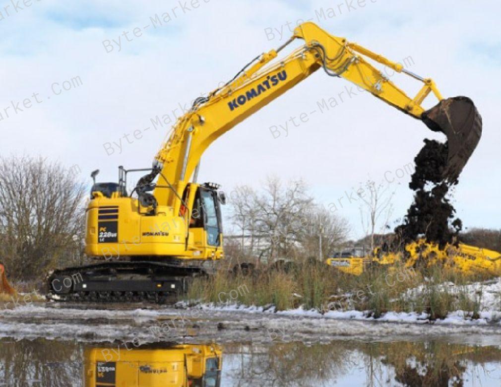 Komatsu PC228US/PC228USLC-1,2,3 Hydraulic Excavators Set of Manuals in PDF image