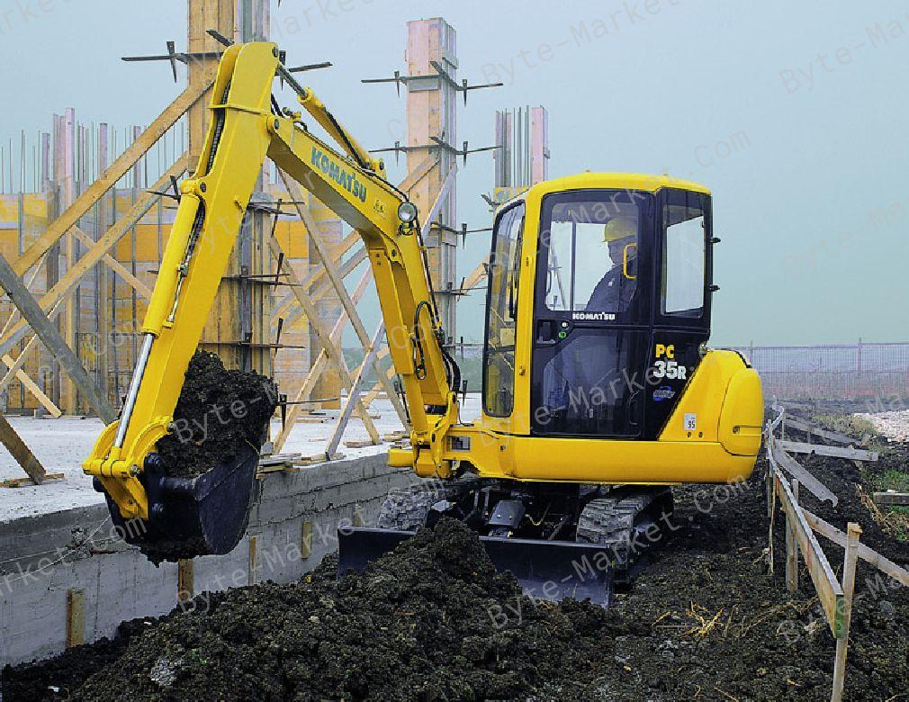 Komatsu PC35R-8/PC45R-8 Hydraulic Excavators Shop Manuals in PDF image