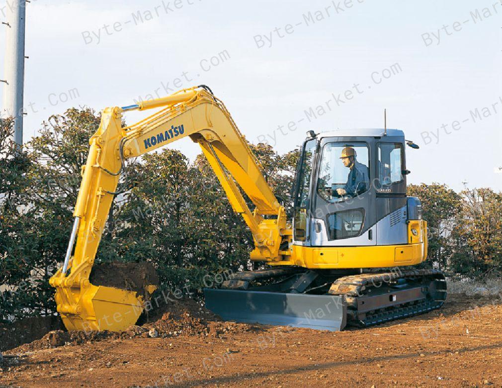Komatsu PC78MR-6 Hydraulic Excavator Shop Manuals in PDF image