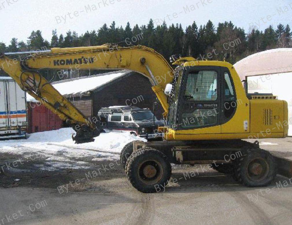 Komatsu PW130ES-6K Hydraulic Excavator Shop Manuals in PDF image