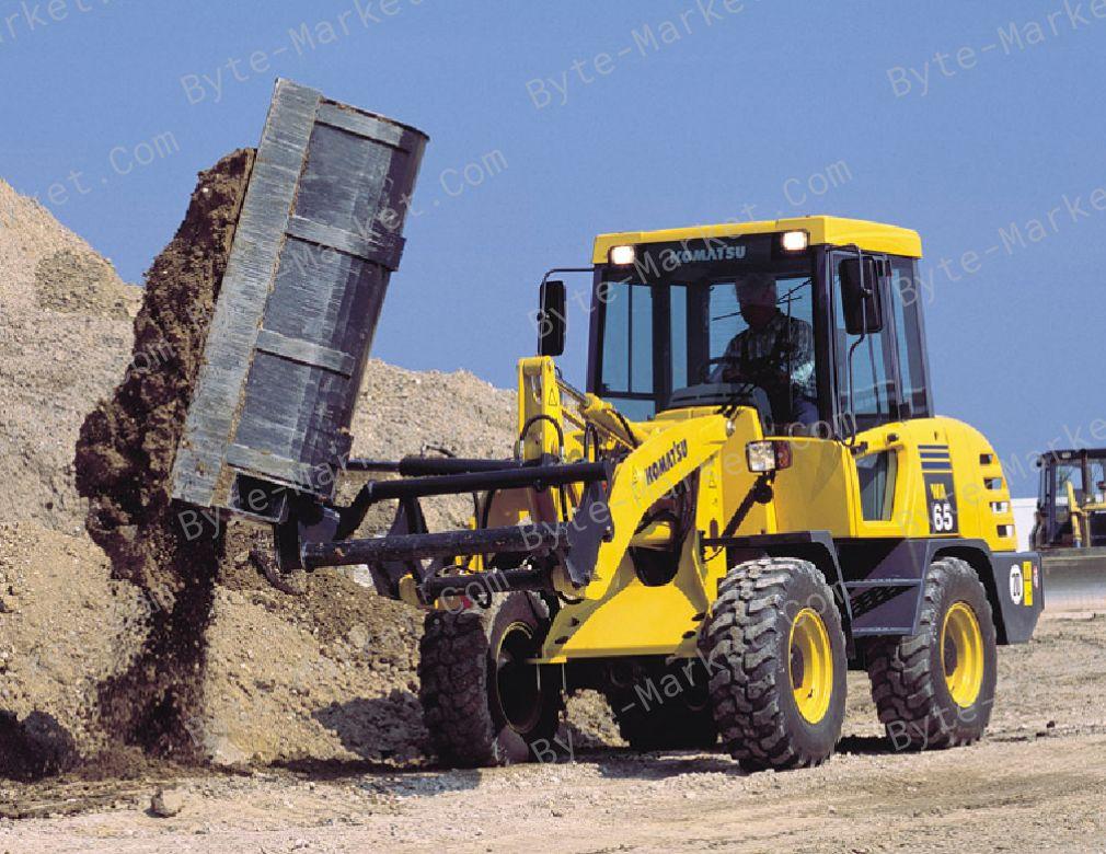 Komatsu WA65-3 WA75-3 WA85-3 WA90-3 WA95-3 Wheel Loaders Shop Manuals in PDF image