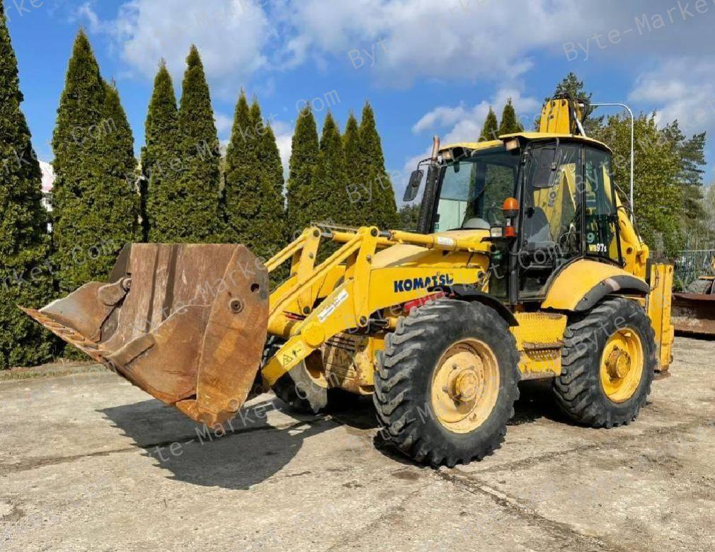 Komatsu WB97S-2 Backhoe Loader Shop Manuals in PDF image