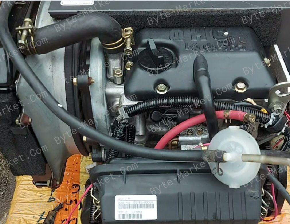 Kubota GZ410/GZ460 Gasoline Engines Workshop Manual in PDF image