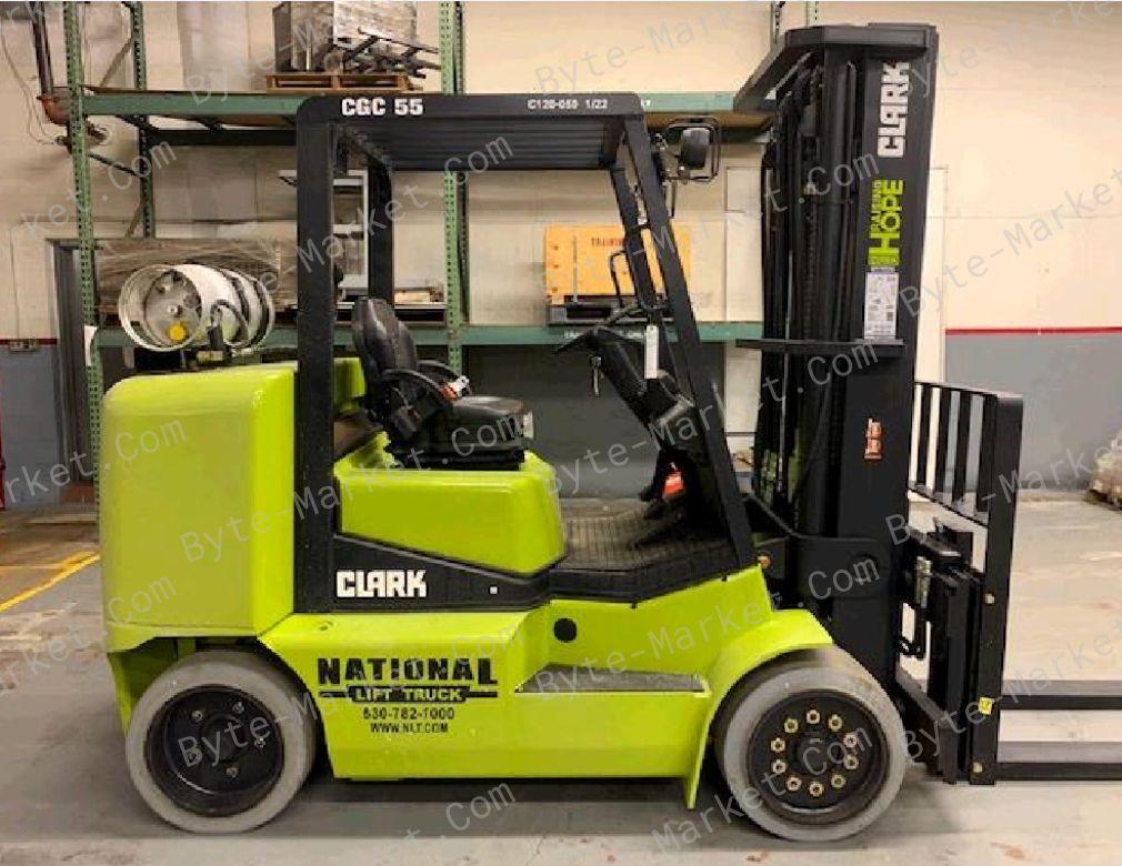 Clark EC 90/120 Lift Truck Service Manual in PDF image