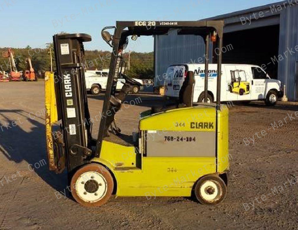 Clark ECG 20-32 Genesis Series Truck Service Manual in PDF image