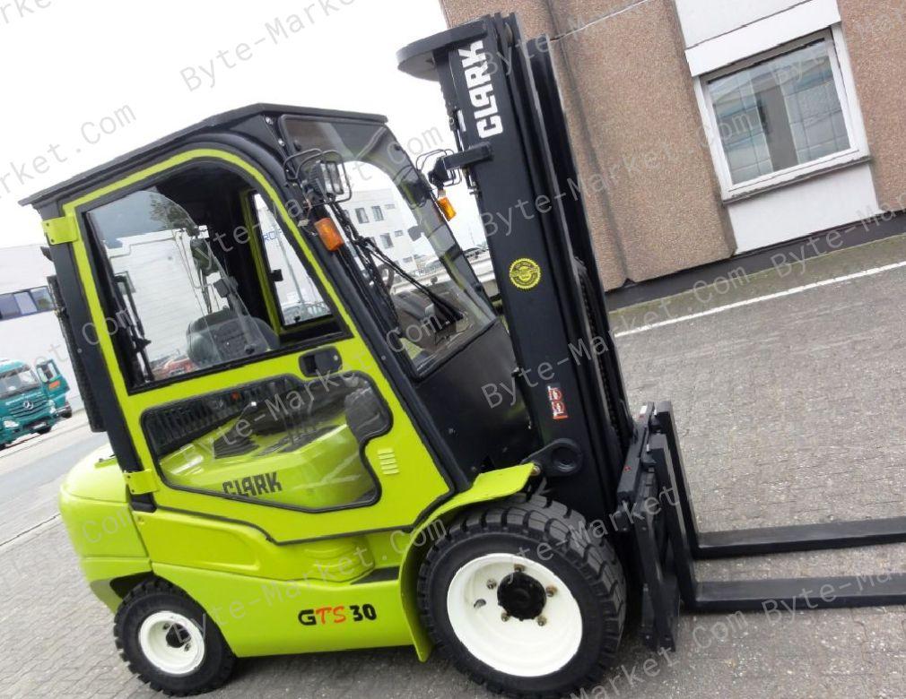 Clark Forklift GTS 20/25/30/33 D/L Service Manual in PDF image