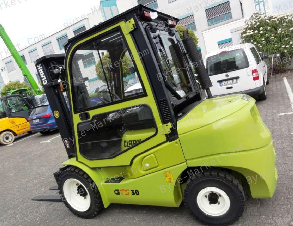 Clark Forklift GTS 20/25/30/33 L Service Manual in PDF image