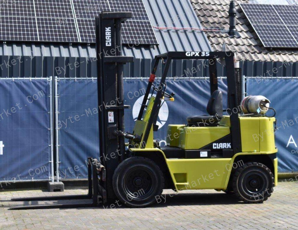 Clark GPX 35/40/50E Lift Trucks Service Manual in PDF image