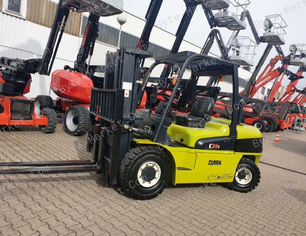 Clark OP 7 Forklifts Service Adjustment Manual in PDF image