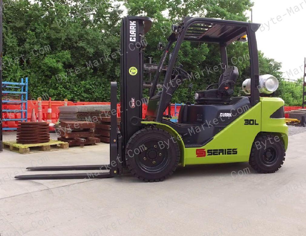 Clark PTT 5/7 Forklifts Service Manual in PDF image