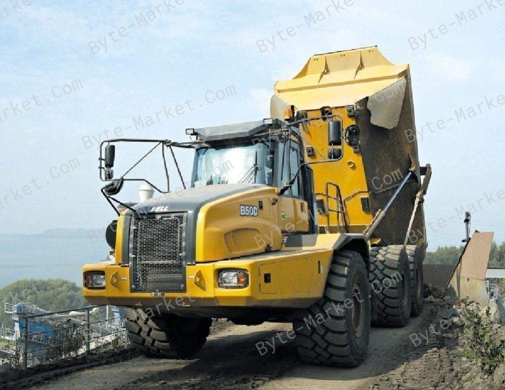 Bell Articulated Dump Truck B50D Set of Manuals in PDF image