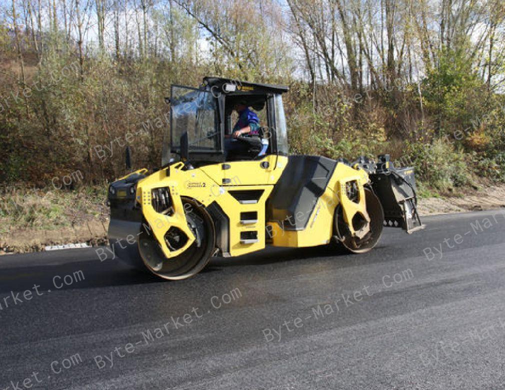 Bomag BW 161-203 AD-4 Tandem Vibratory Roller Manual in PDF image