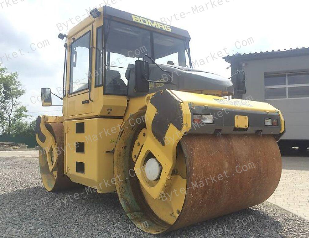Bomag BW 180 AD Tandem Vibratory Roller Repair Manual in PDF image