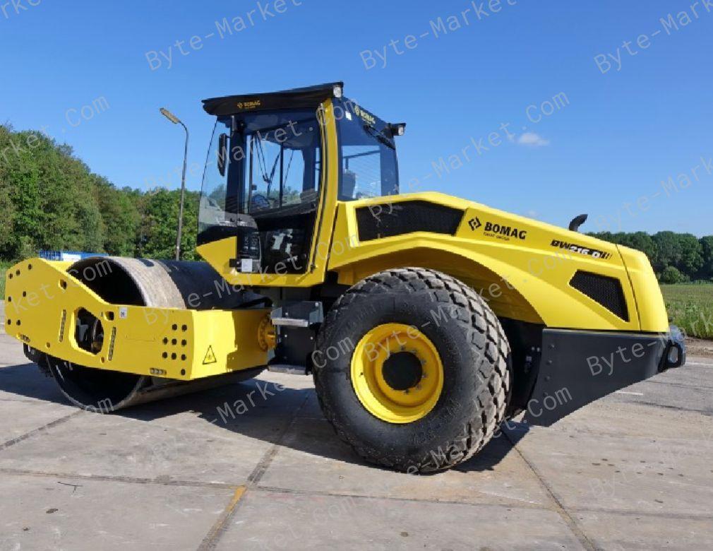 Bomag BW216-218 D-40/PD-40 Single drum roller Service Manual in PDF image