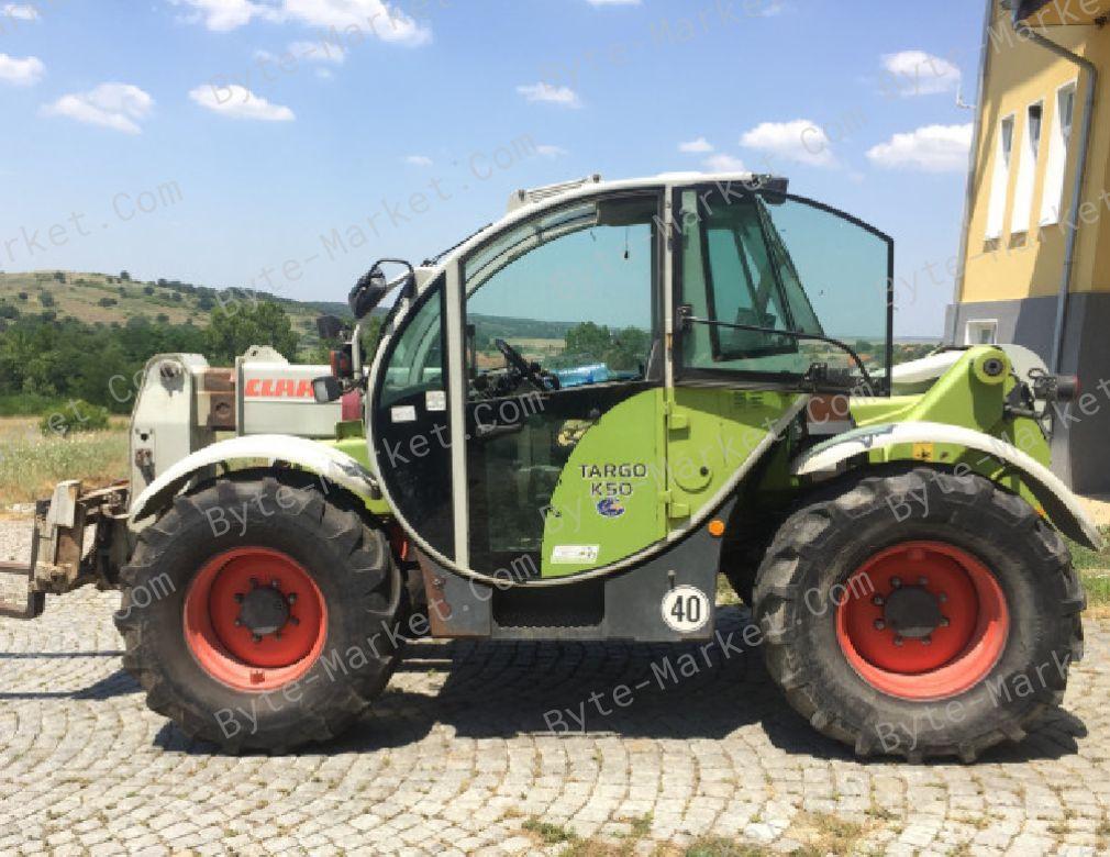 Claas K50/K60/K70 Targo Telescopic Forklifts Set of Manuals in PDF image