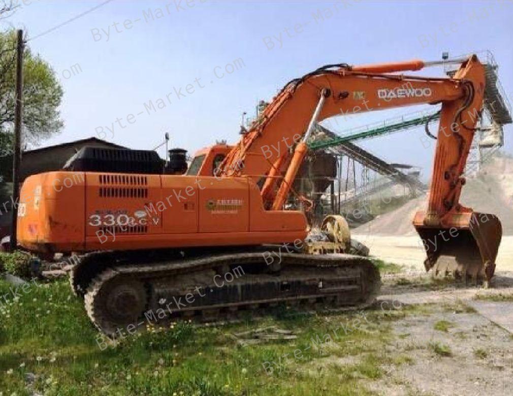 Daewoo Doosan Solar 330LC-V Track Excavator Shop Manual in PDF image