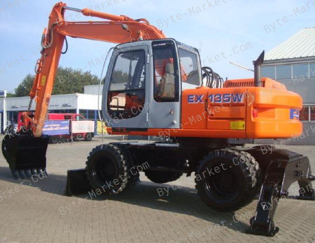 Fiat Hitachi Engine EX135W/EX165W Workshop manual in PDF image