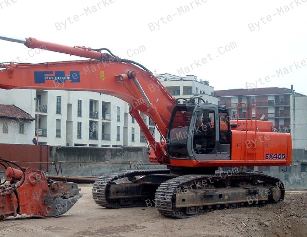 Fiat Kobelco Excavator EX455 Tier2 Technical Manual in PDF image