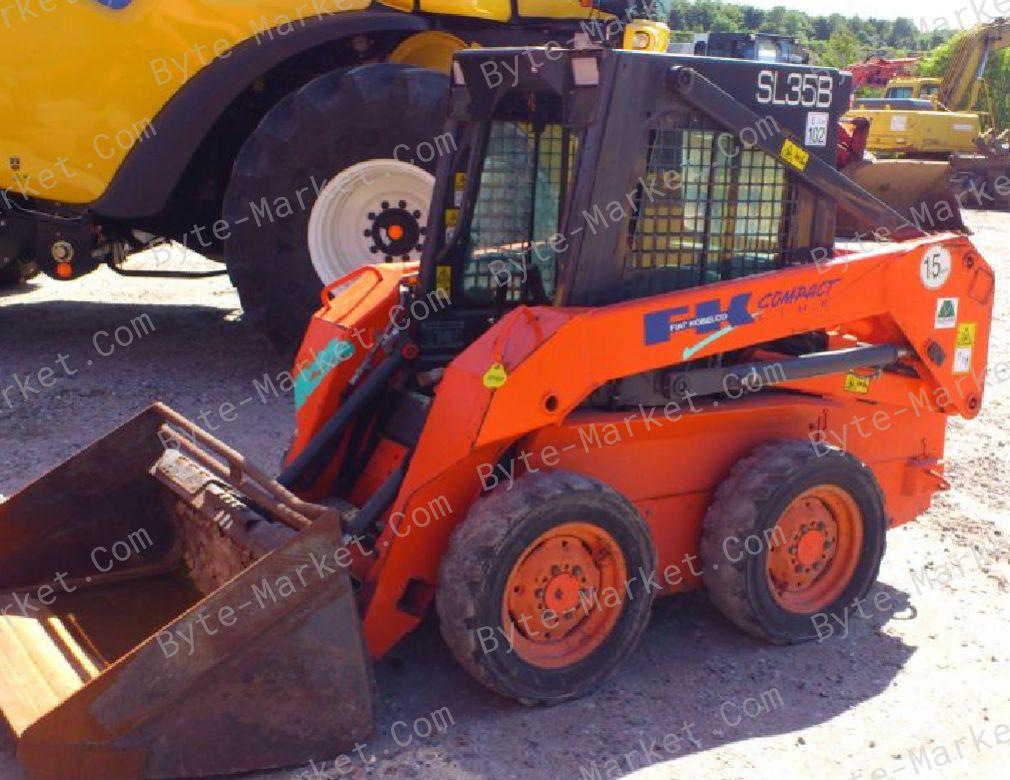 Fiat Kobelco SL30B Skid Steer Loader Service Manual in PDF image