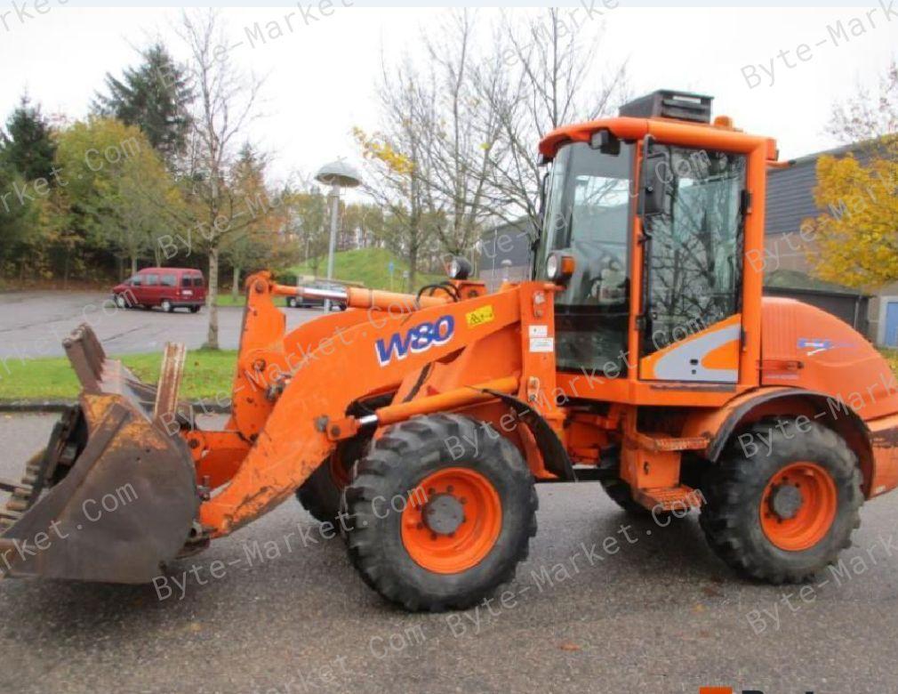Fiat Kobelco W80 High Travel Speed Wheel Loader Technical Handbooks in PDF image