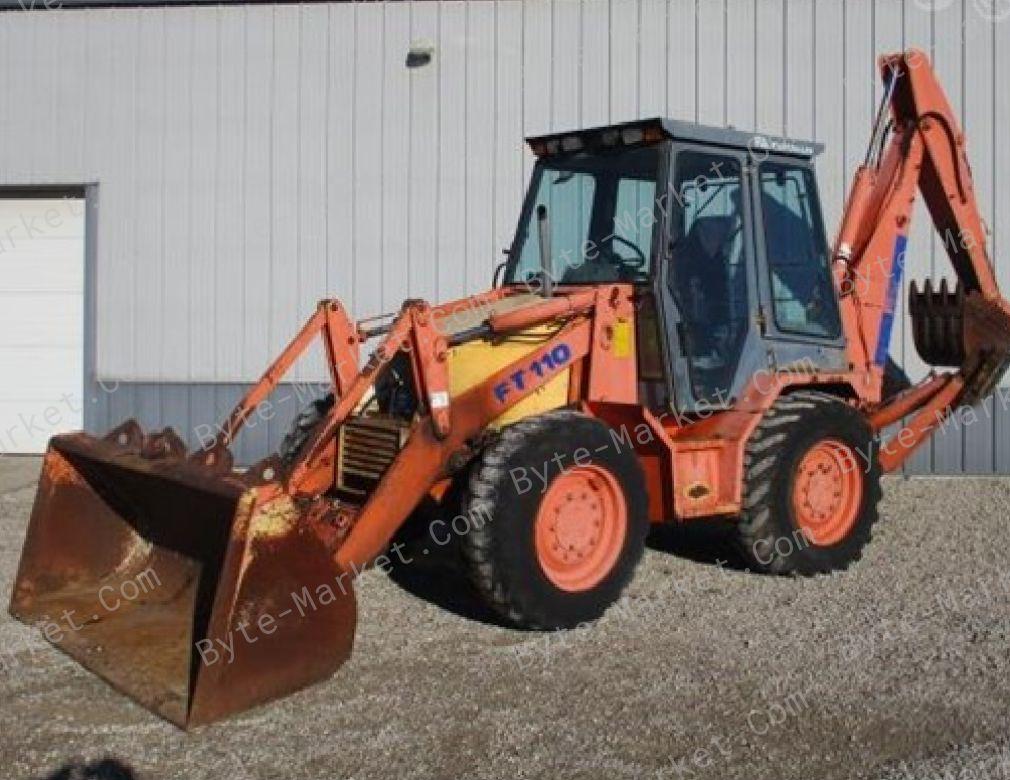 FiatAllis FT110 Tractor Loader Backhoe Operation Maintenance Instruction/Parts Catalog/Service Manual in PDF image
