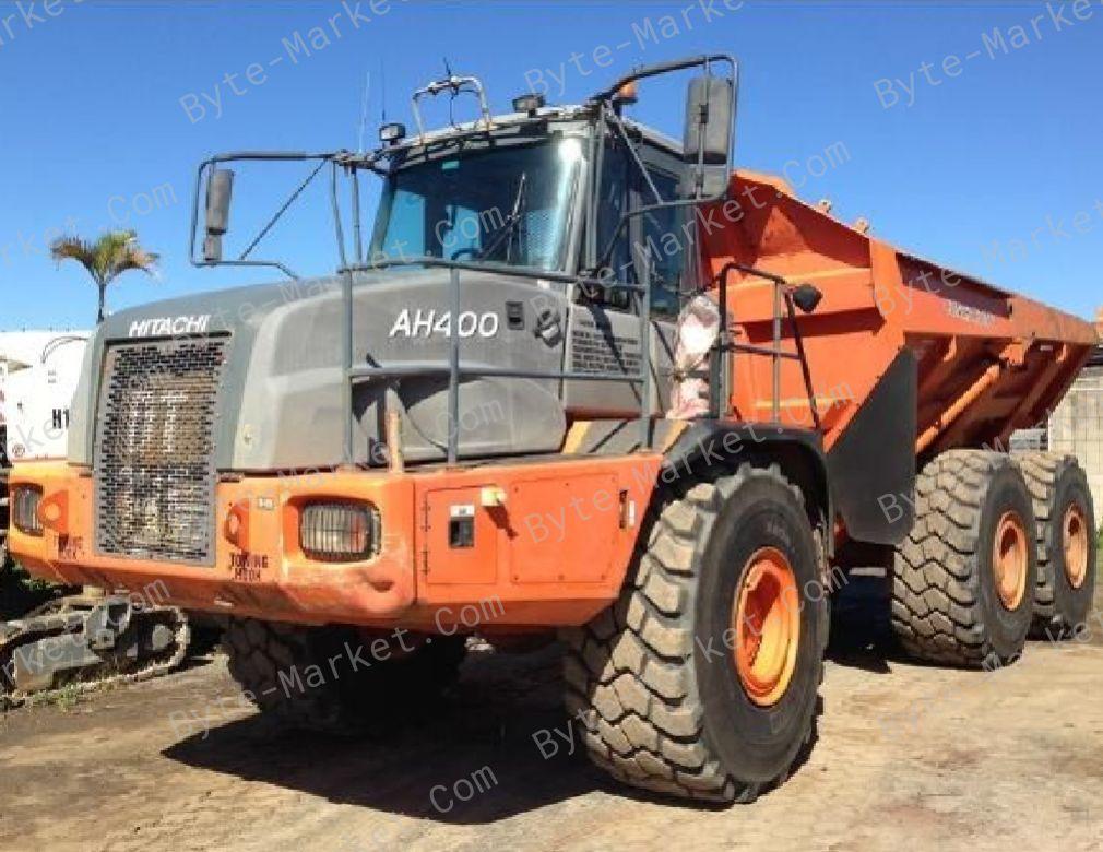 Hitachi Articulated Dump Trucks 350D/400D Operation/Tests Technical Manual in PDF image