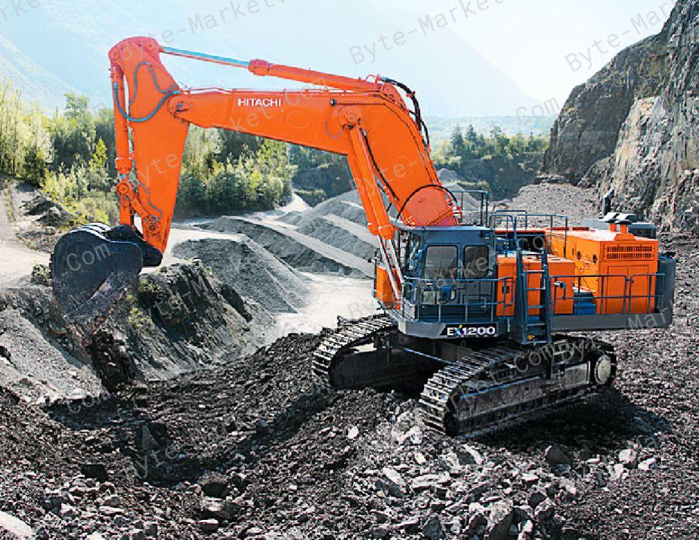 Hitachi EX1200-5 Equipment Components Parts Catalog in PDF image