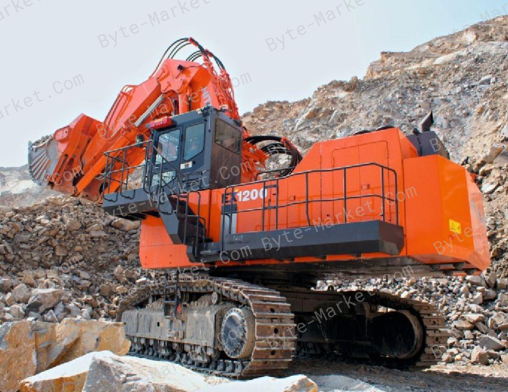 Hitachi EX1200-5C Excavator Parts Catalog in PDF image