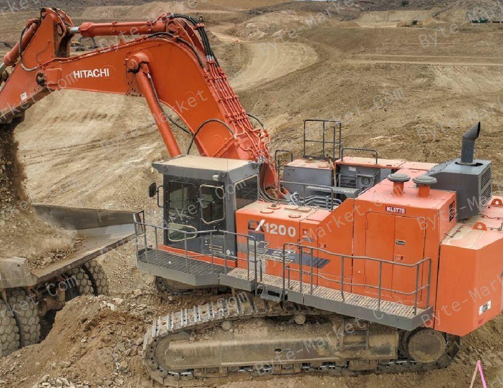 Hitachi EX1200-5D Equipment Components Parts Catalog in PDF image